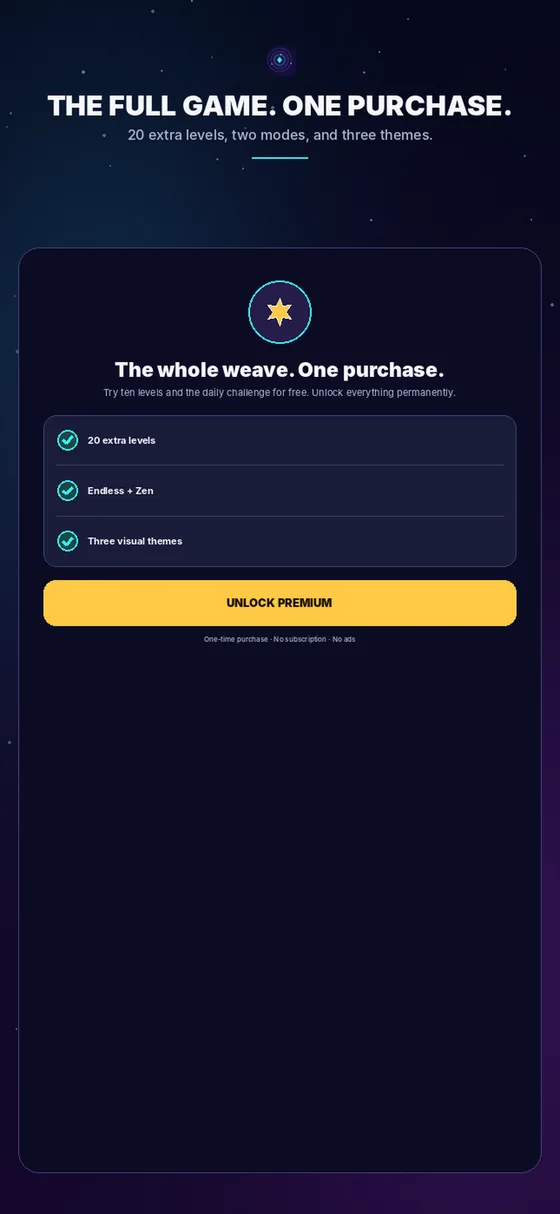 Pulse Weaver Premium screen
