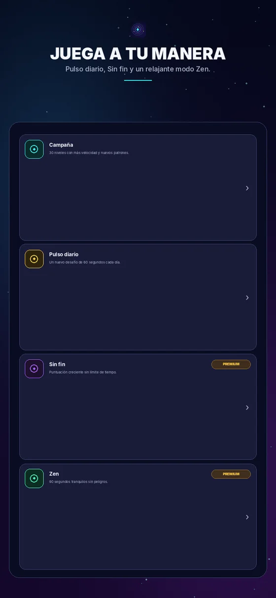 Modos de juego de Pulse Weaver